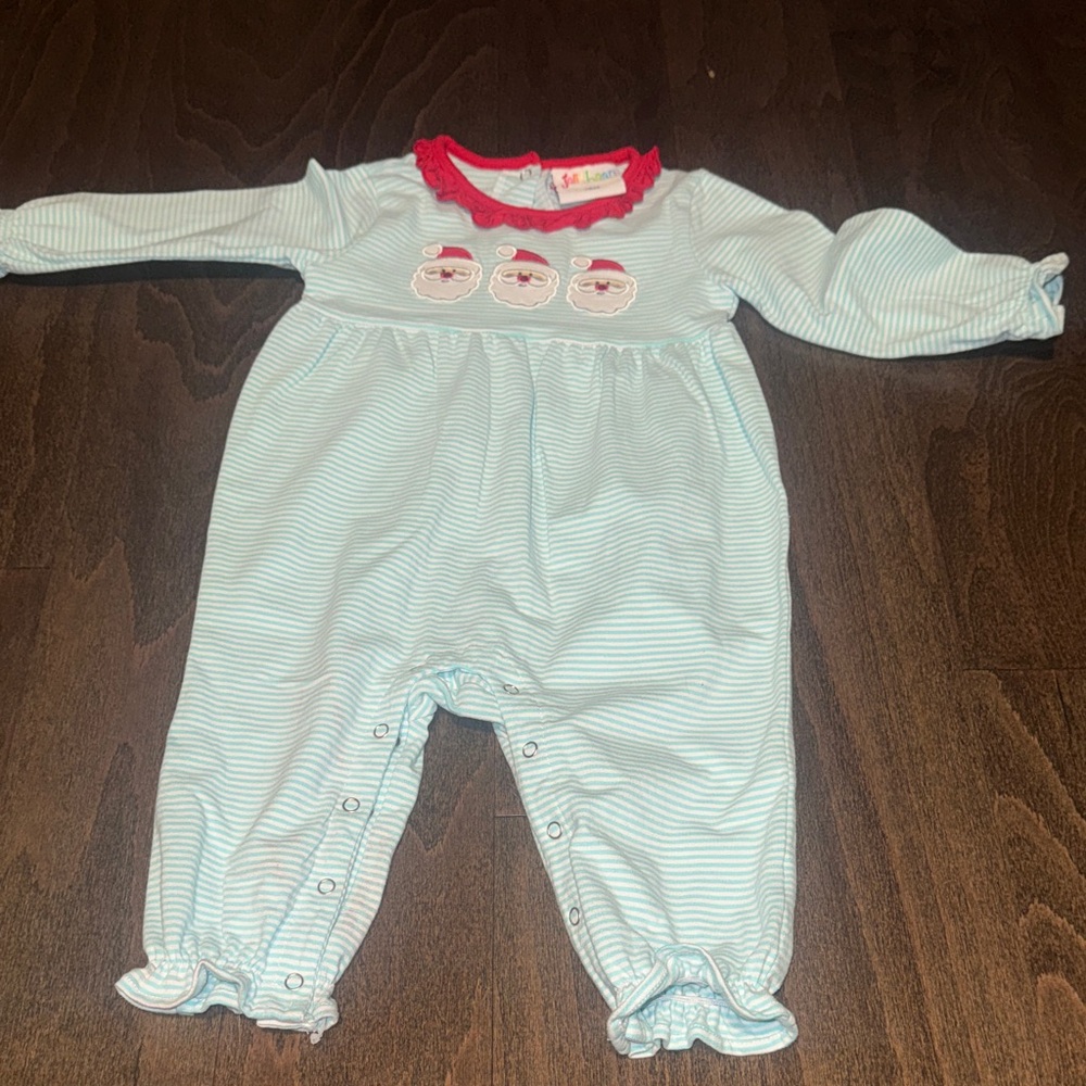 Jelly Beans Light Blue and Red Kids Footie